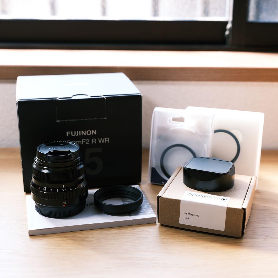 【美品】XF35mm F2 R WR【付属品多数】