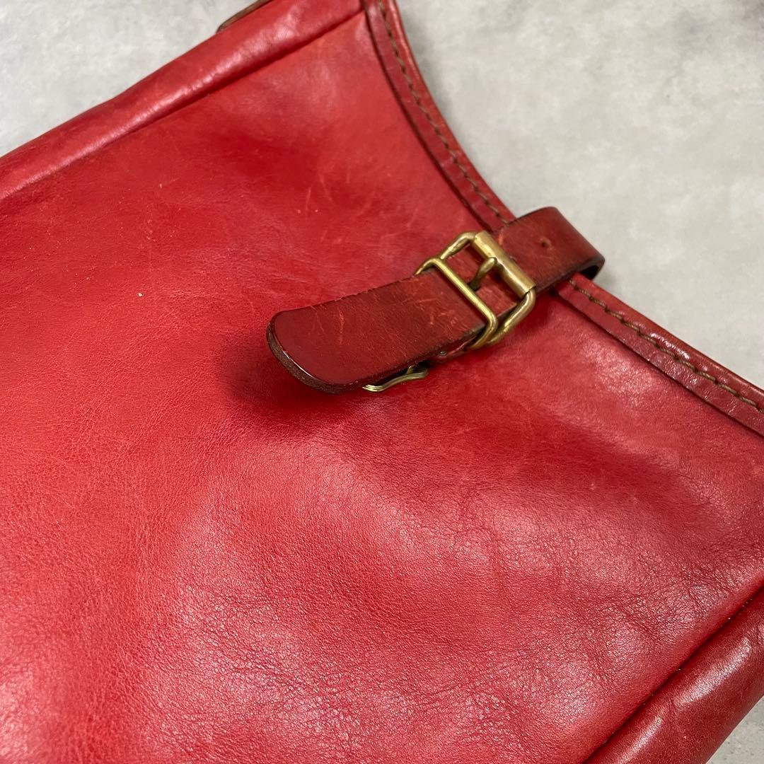 HERZ ヘルツ 気軽に使えるショルダーバッグ CK-91 レッド BU34