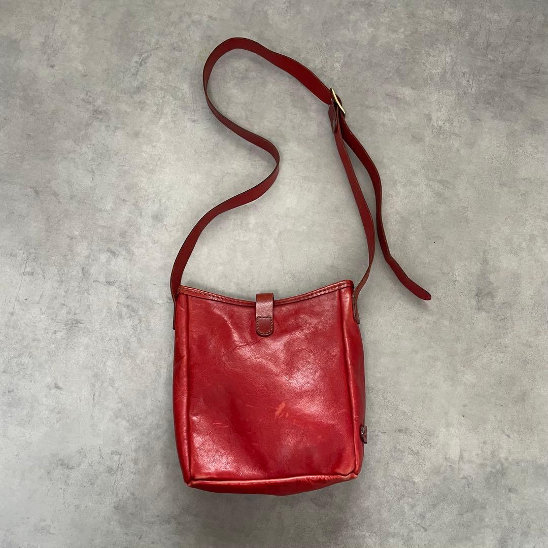 HERZ ヘルツ 気軽に使えるショルダーバッグ CK-91 レッド BU34