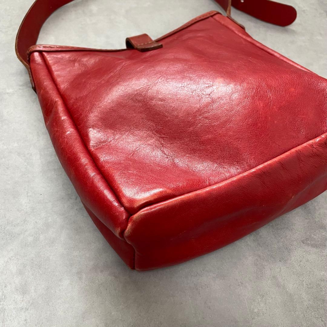 HERZ ヘルツ 気軽に使えるショルダーバッグ CK-91 レッド BU34