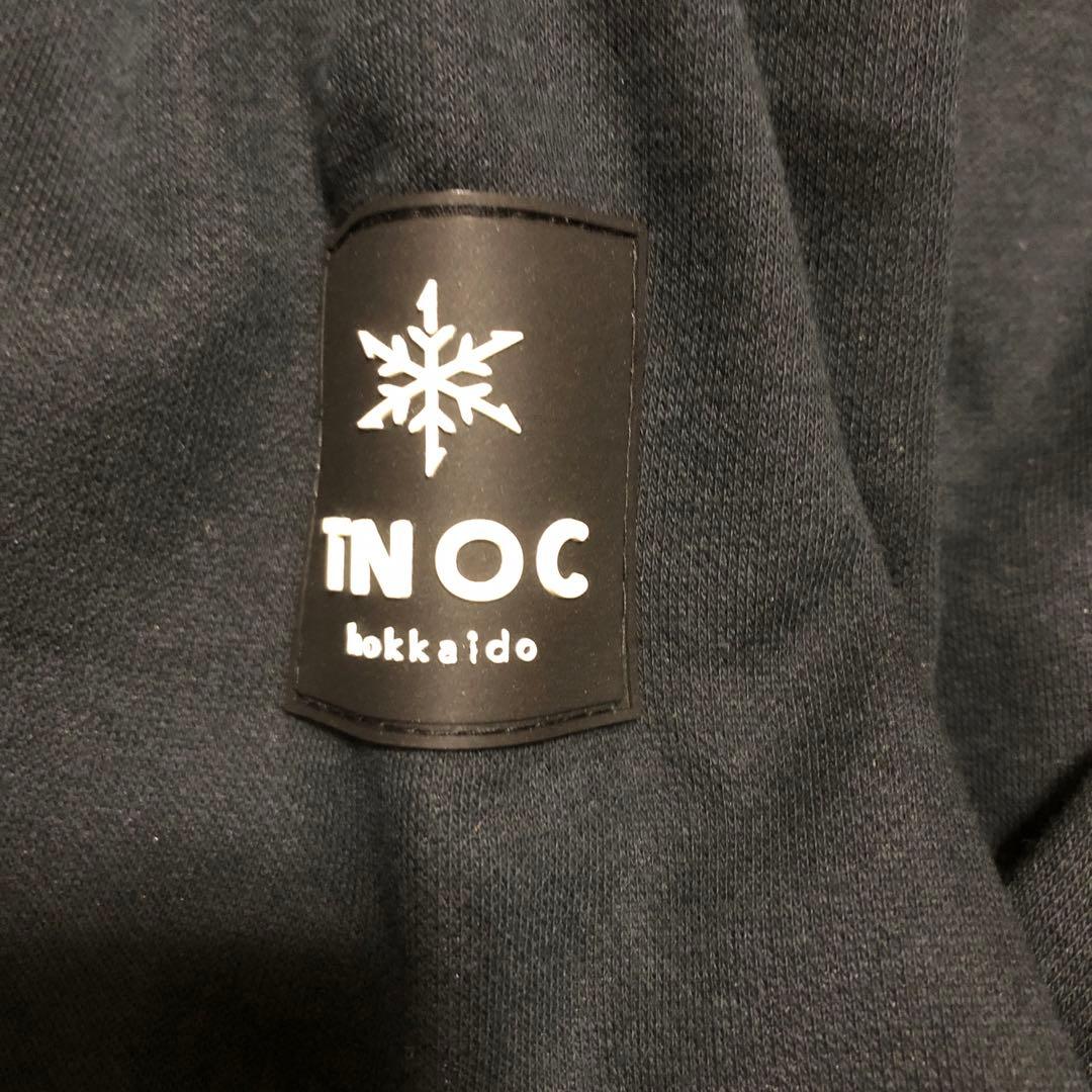 TNOC ブラック ジップアップパーカTHE HOODIE ZIPUP-YT3