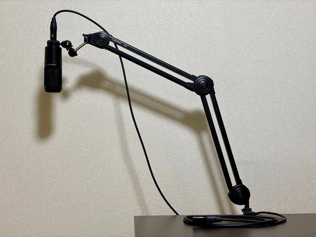 AT2020 AT8700Jセット コンデンサーマイク デスクアームスタンド