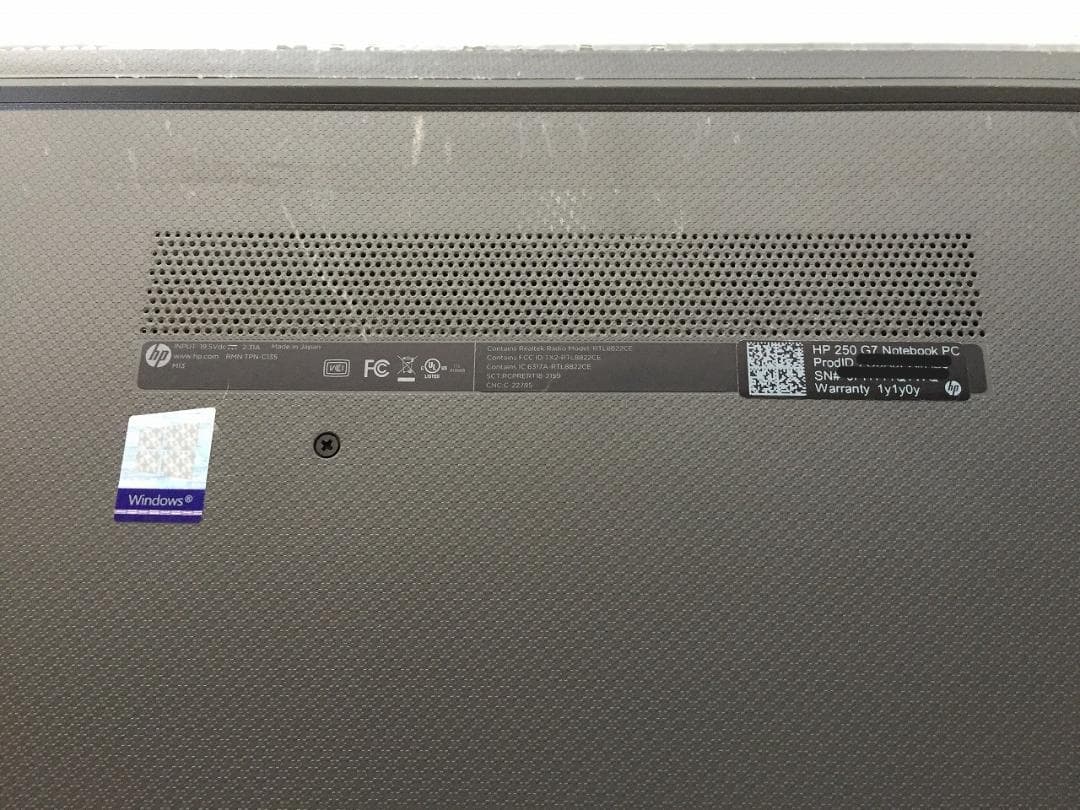 yhisa様　HP250G7i510　２台