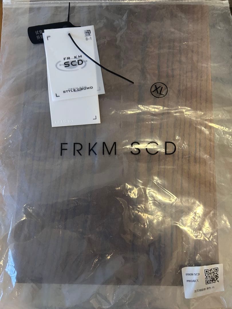 FRKM SCD ワイドスラックス ブラック