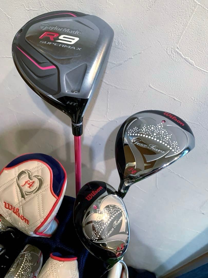 ほぼ新品未使用　ウィルソン　レディースゴルフクラブ セット　1w テーラーメイド
