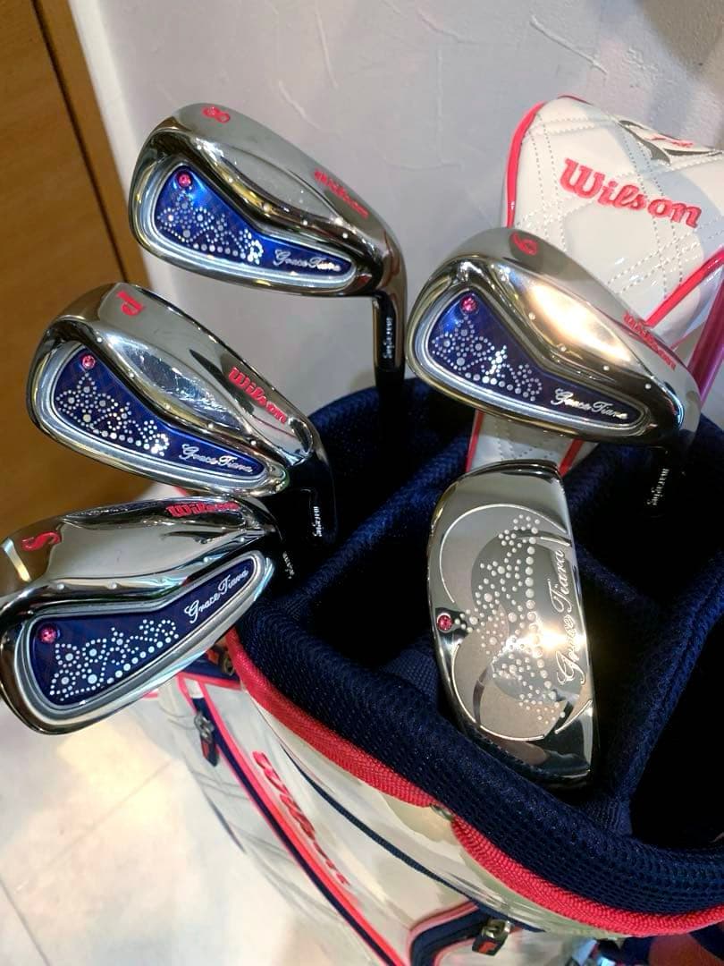 ほぼ新品未使用　ウィルソン　レディースゴルフクラブ セット　1w テーラーメイド