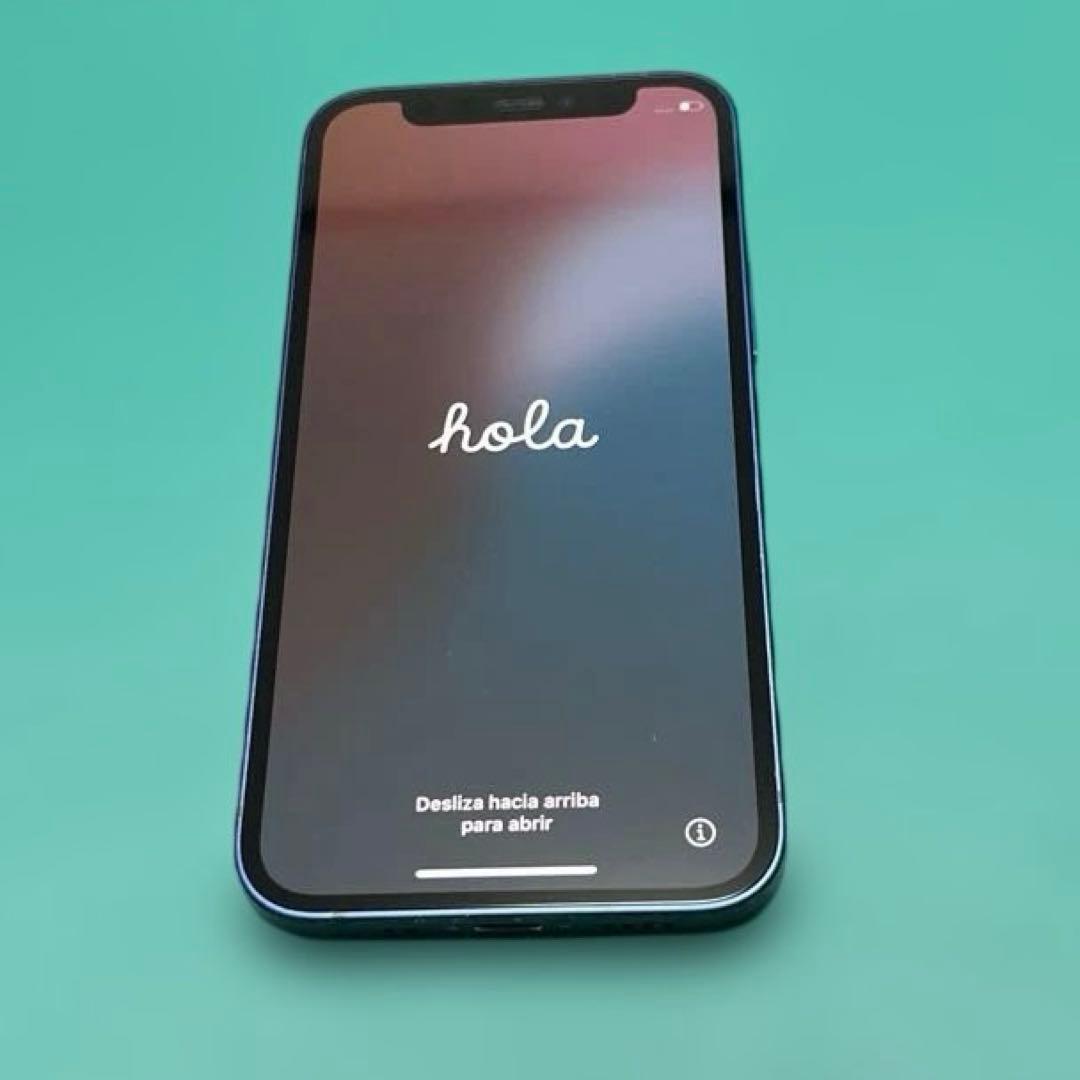 【美品】iPhone 12 mini ブルー 64GB バテリ100% 3