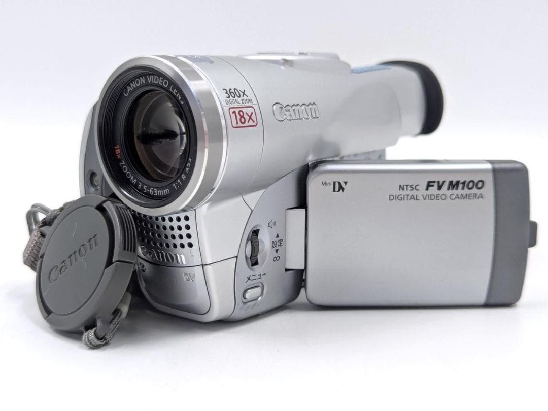 miniDVのダビングに！ Canon ビデオカメラ DM-FV M100 01
