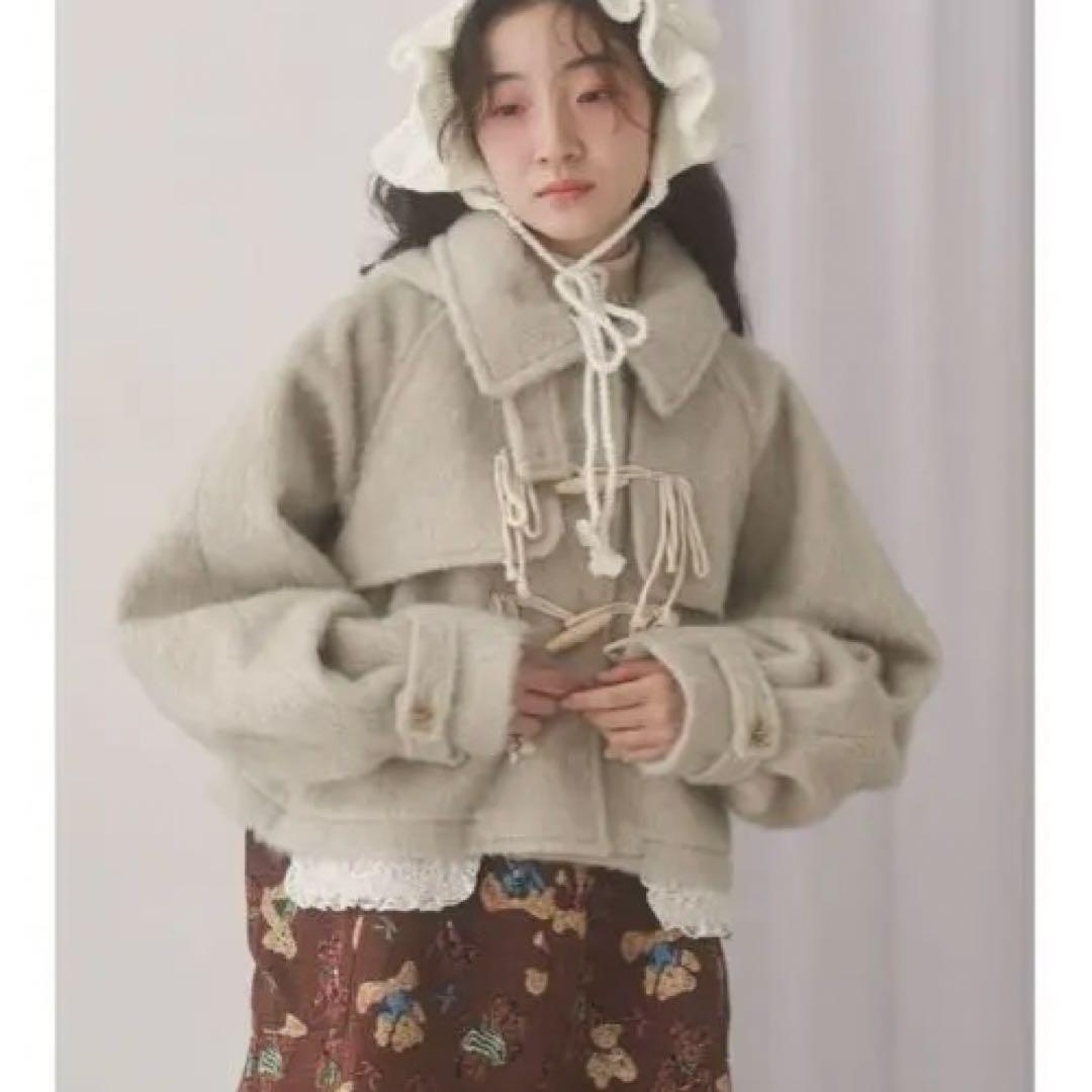 ジャケット・アウター merry jenny milk shaggy Duffle Coat