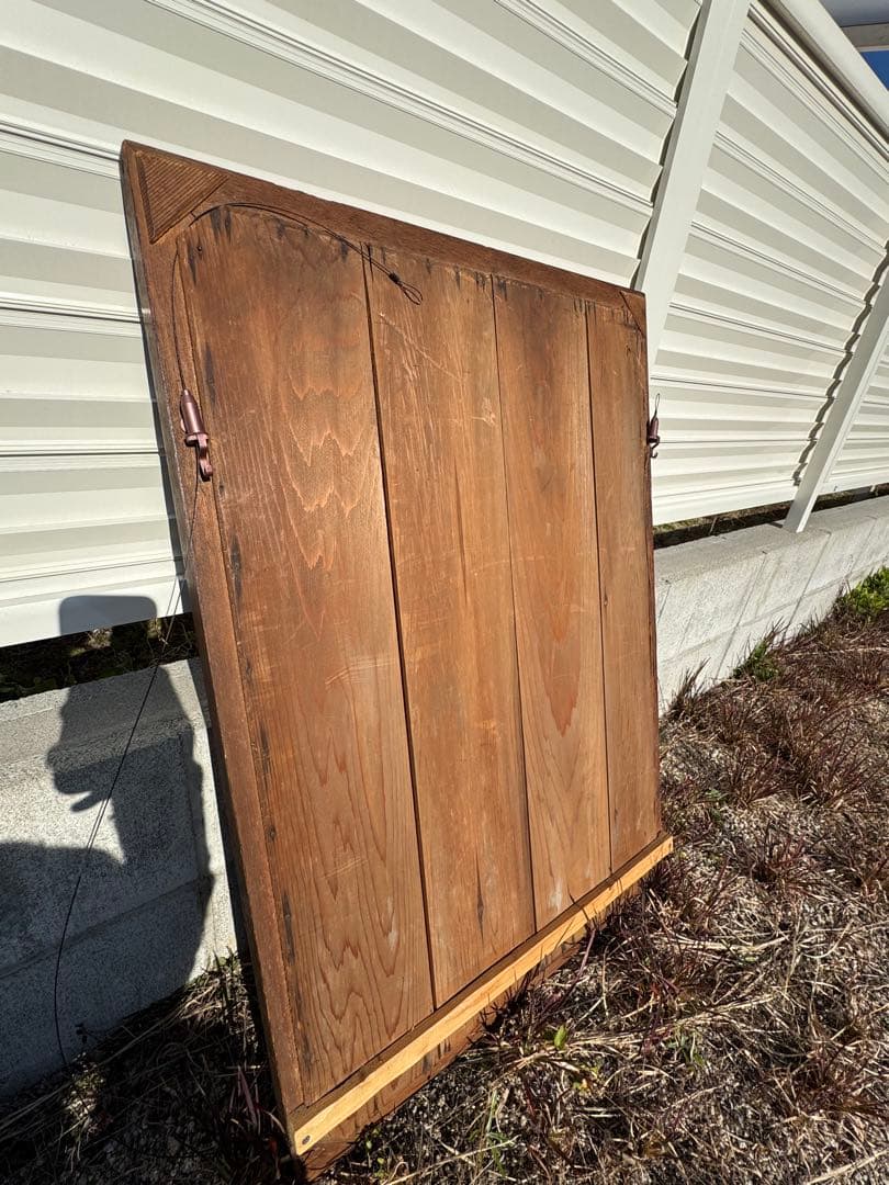 【状態良好】アサヒビール リボンシトロン アンティーク鏡 木枠ミラー 昭和レトロ