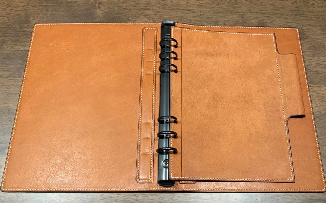 s*k様 A5 6穴バインダーシステム手帳内径19mm マルゴー ペンホルダ