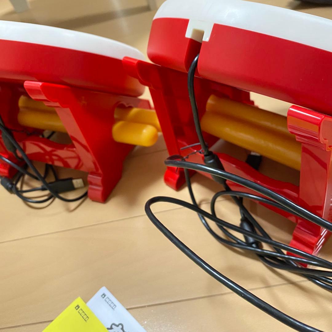 太鼓の達人　ドンダブルフェスティバル　太鼓とバチ2個