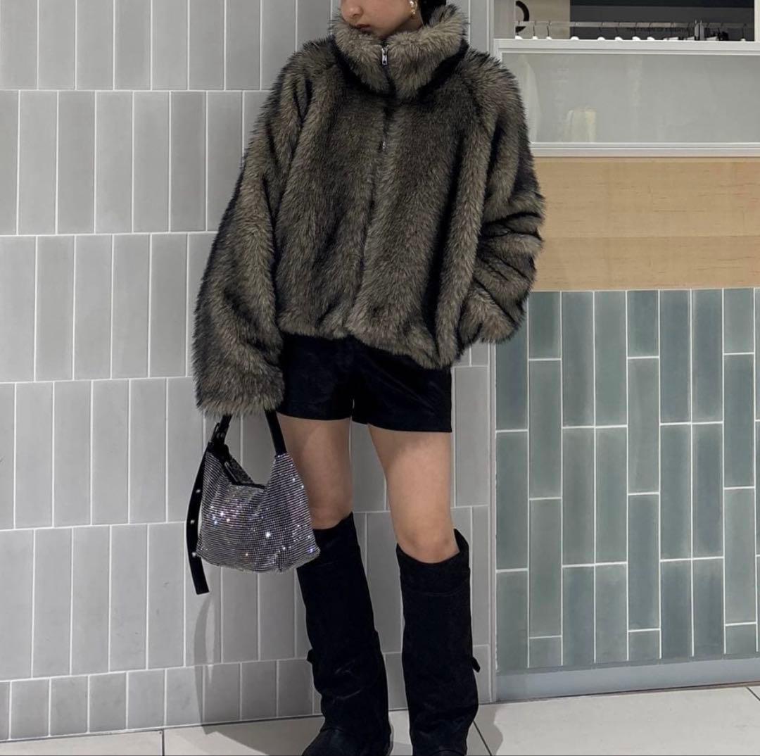 mixカラーファーブルゾン　ジーナシス　今期新品未使用　jeanasis