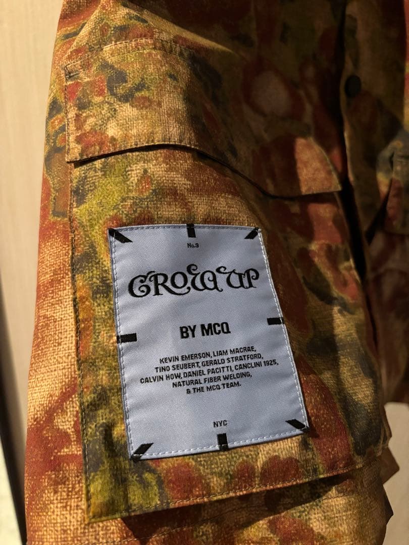 MCQ ALEXANDER MCQUEENカモ柄　ミリタリージャケット L