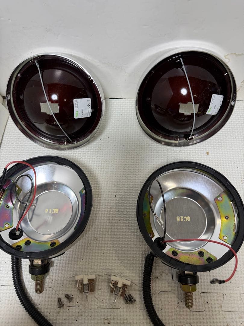 激レア　希少　当時物デュアルカウル用CIBIEフォグランプ/ライトカバー付シビエ