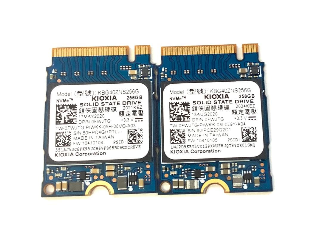 ③-WA294-KIOXIA NVMe 256GB SSD 2点