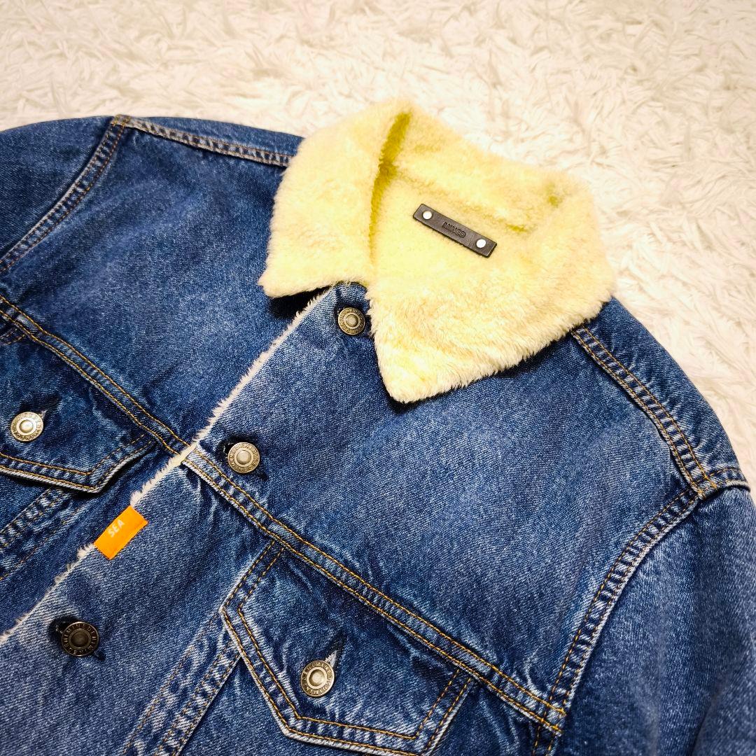 【未使用級】WIND AND SEA×MINE DENIMデニムボアジャケットL