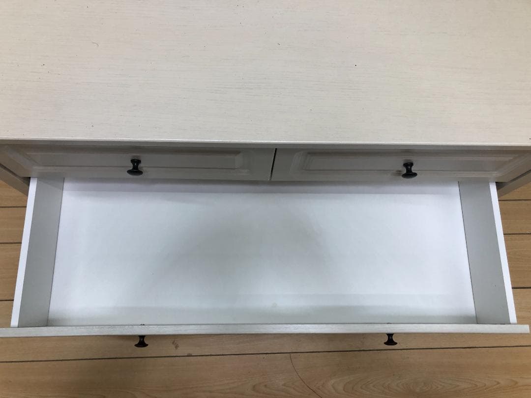 ニトリ　チェスト((Nキャセイ2 TB 6799 WHW)　　88106-1-②