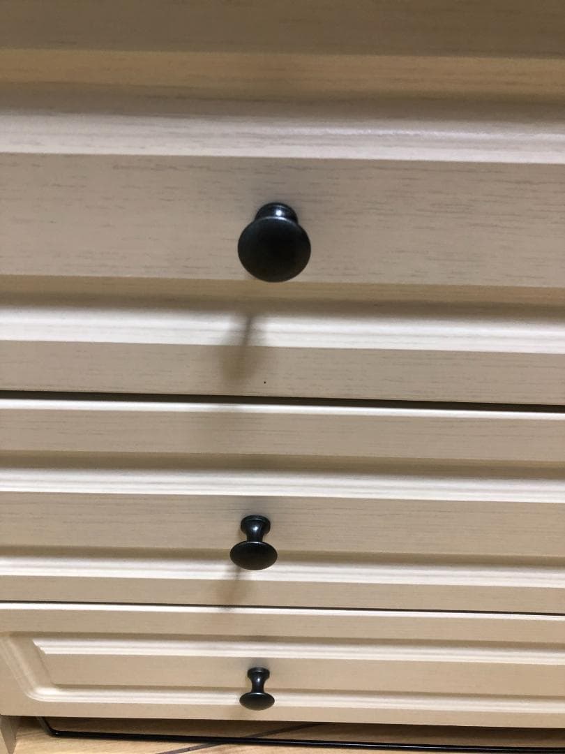 ニトリ　チェスト((Nキャセイ2 TB 6799 WHW)　　88106-1-②