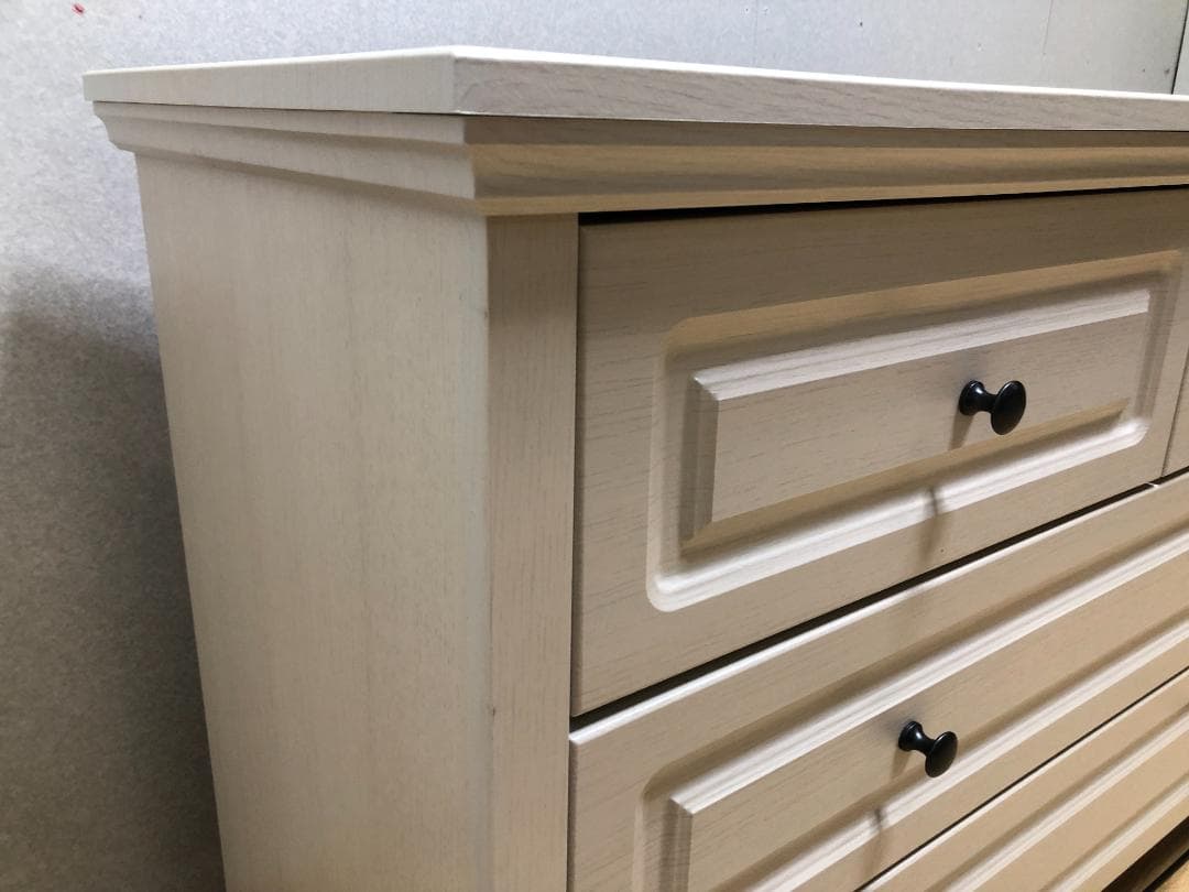 ニトリ　チェスト((Nキャセイ2 TB 6799 WHW)　　88106-1-②