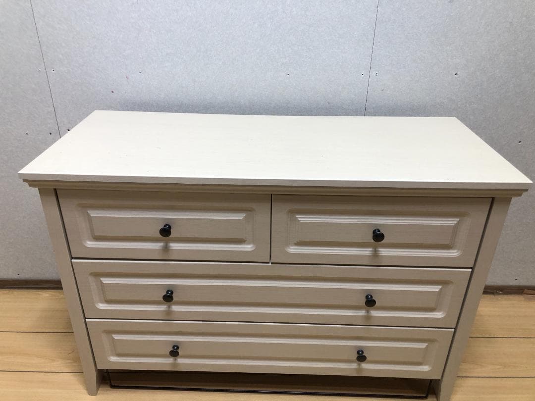 ニトリ　チェスト((Nキャセイ2 TB 6799 WHW)　　88106-1-②