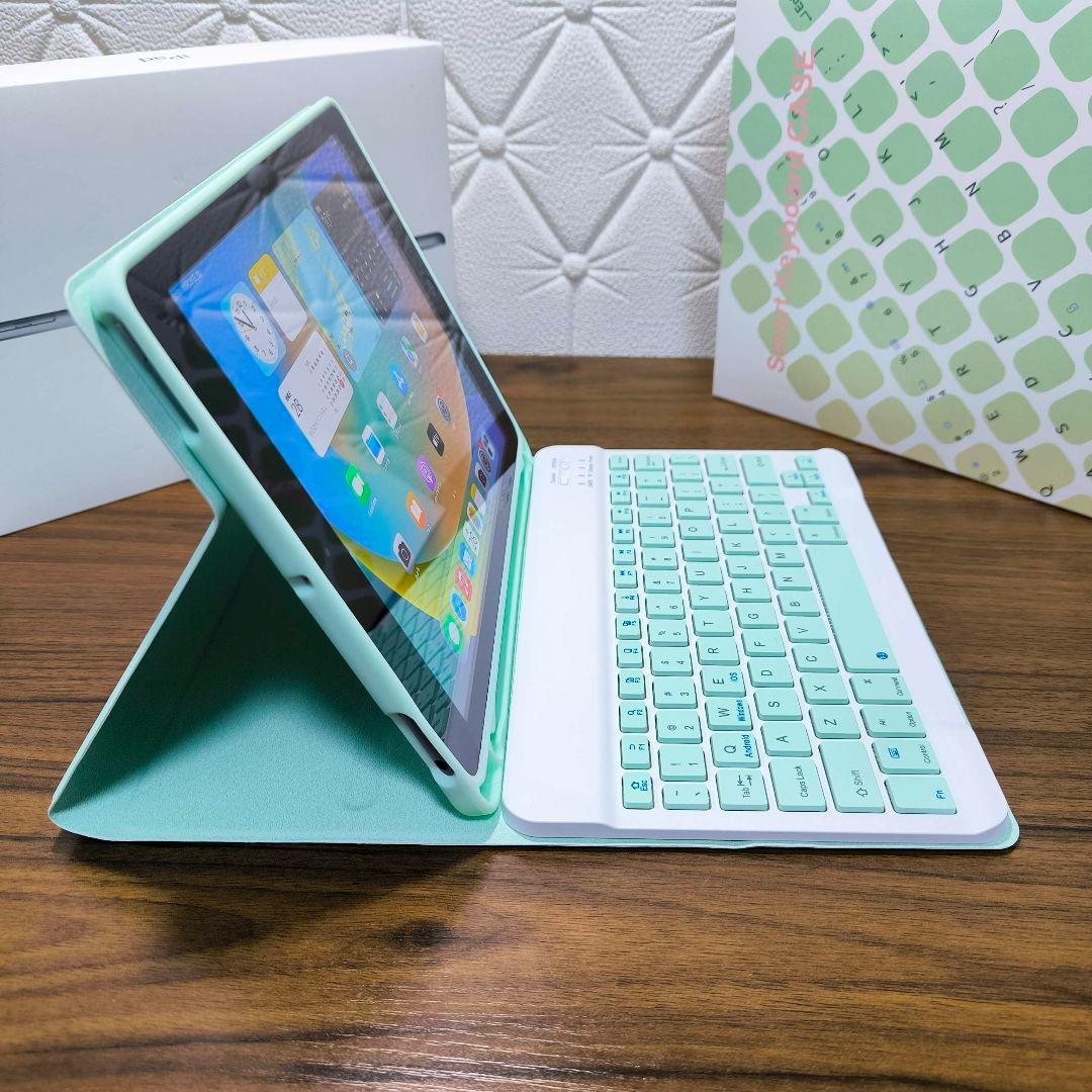 iPad 第5世代 128GB、キーボードとケースセット