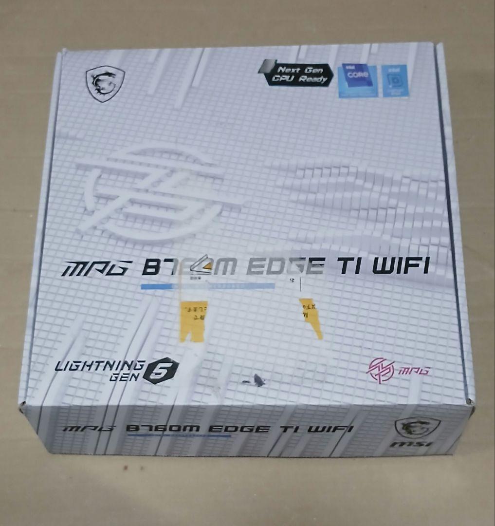 P*人様 MPG B760M EDGE WIFI DDR5 16GBセット　訳あ
