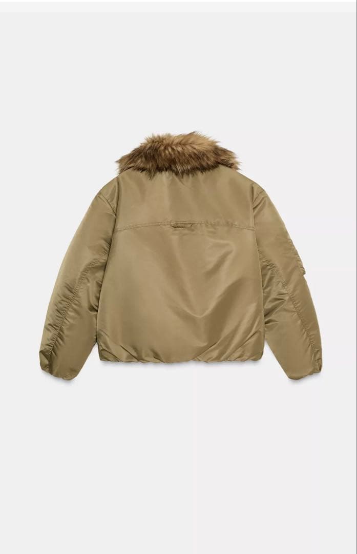 ZARA 完売品　新品未使用ファー付きジャケット