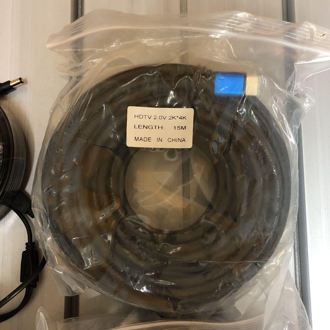 防犯カメラ…など‼️延長ケーブル…‼️まとめ…売り‼️全6点…まとめ売り‼️