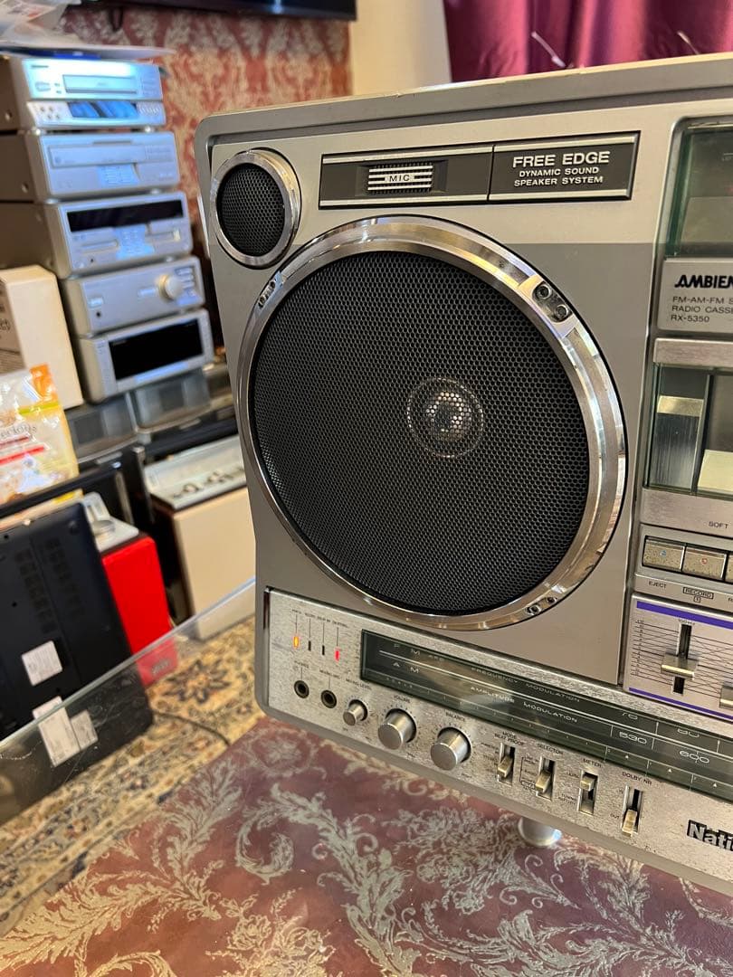 希少National 大型ラジカセ RX-5350 中古動作品メンテナンス済み