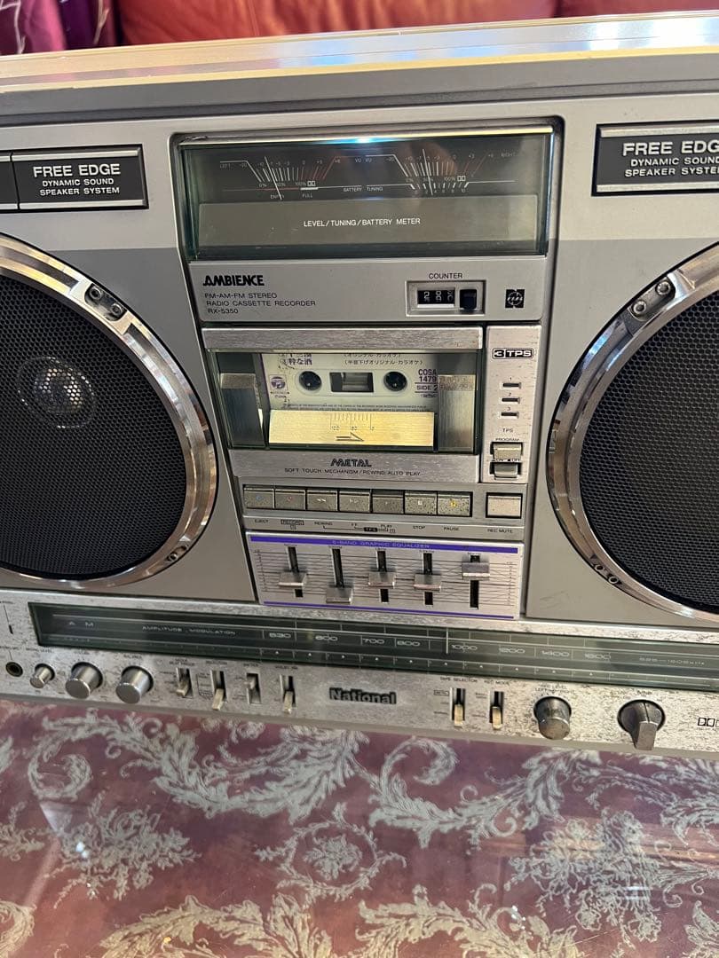 希少National 大型ラジカセ RX-5350 中古動作品メンテナンス済み
