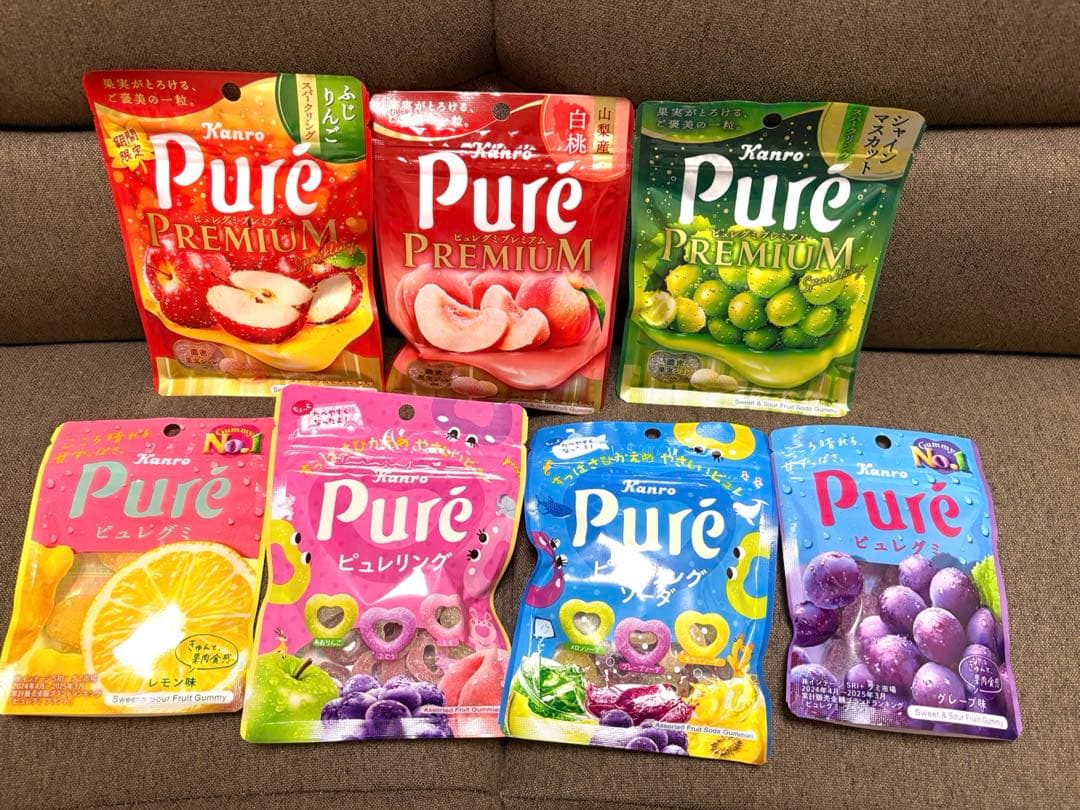 ピュレグミプレミアム　3種　ピュレグミ　2種ピュレリング　2種　全84袋