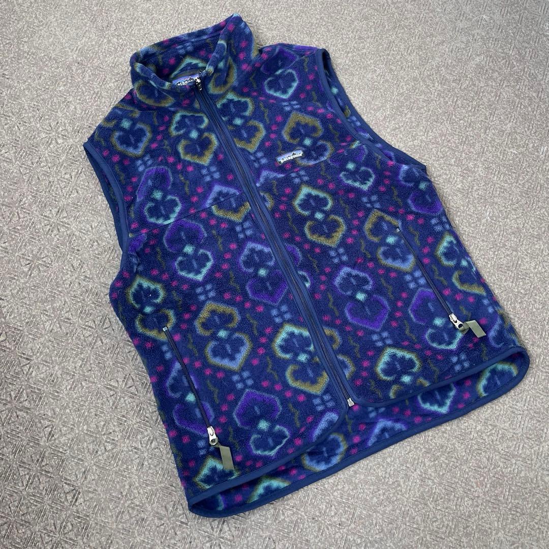 1994sパタゴニア patagonia タペストリー シンチラフリース ベスト