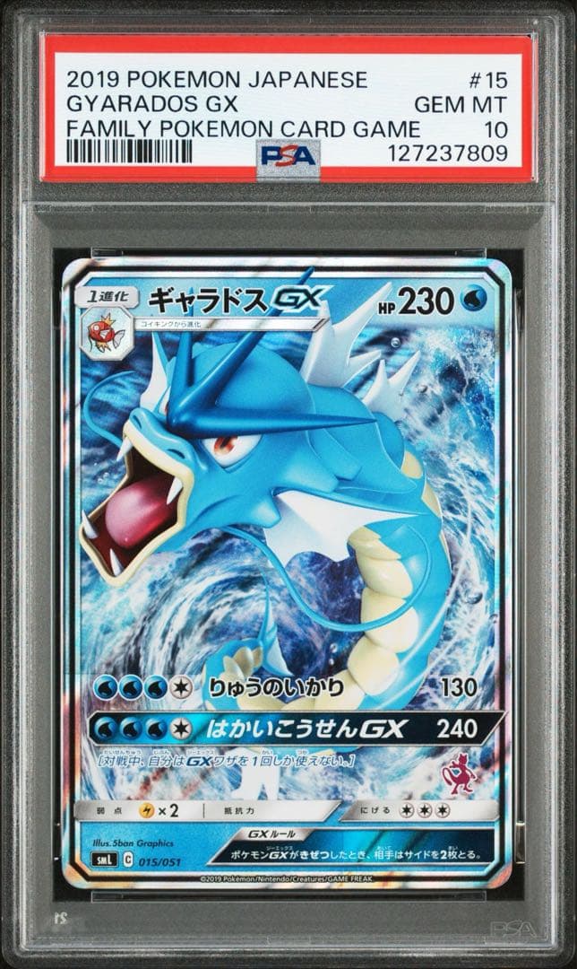 ギャラドスGX SML サン＆ムーン ファミリーポケモンカードゲーム 015/0