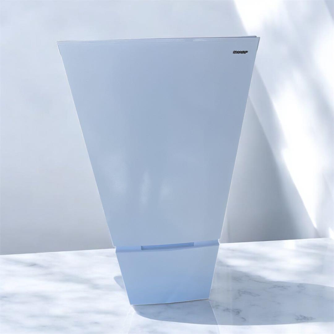 シャープ 2ドア冷蔵庫 179L 2024年 SJ-D18P-W