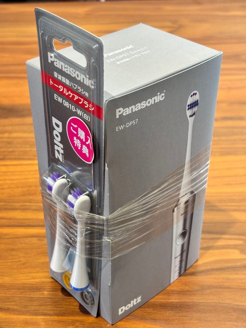 ★新品保証おまけ付★パナソニックDoltz音波ハブラシ・EW-DP57 シルバー