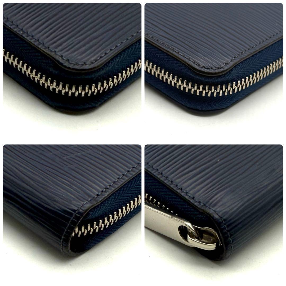 【新品近い】ルイヴィトン エピ ジッピーウォレット アンディゴブルー 長財布