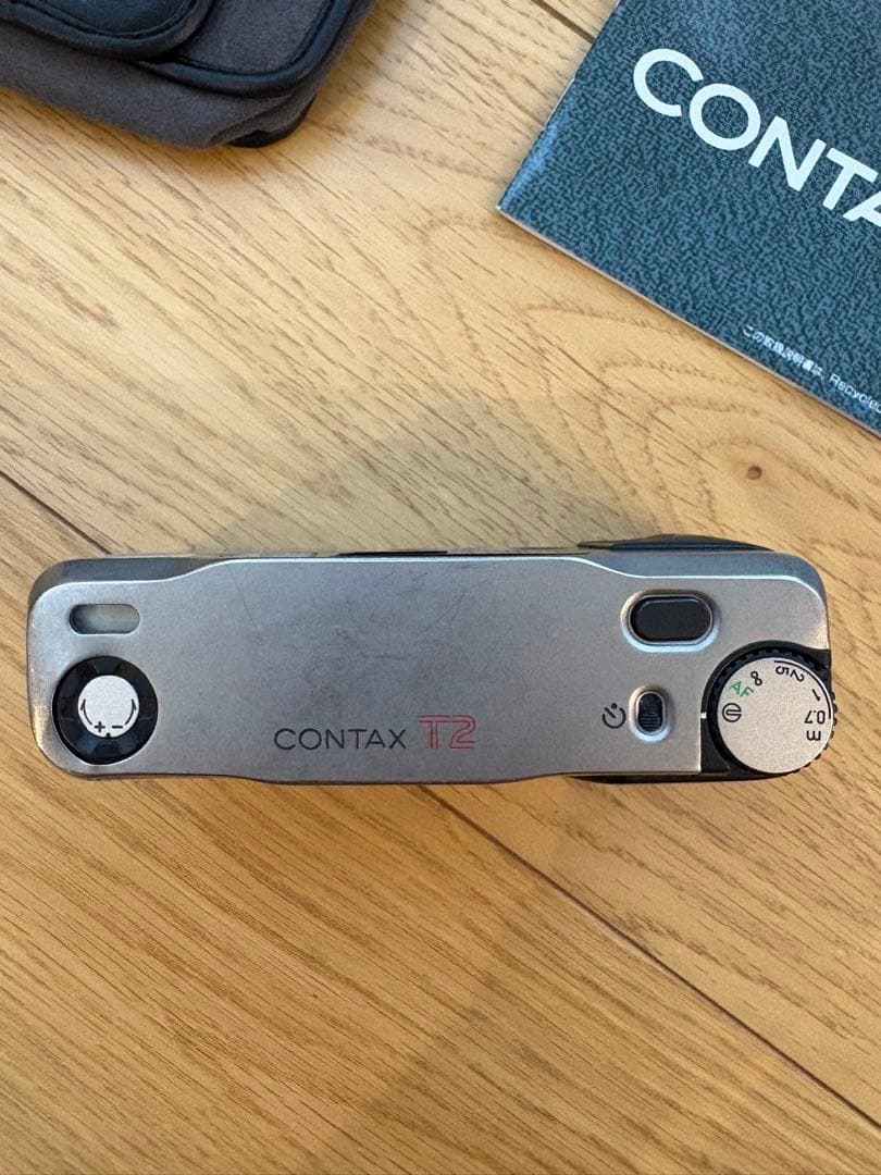 CONTAX T2 ジャンク コンパクトフィルムカメラ シルバー