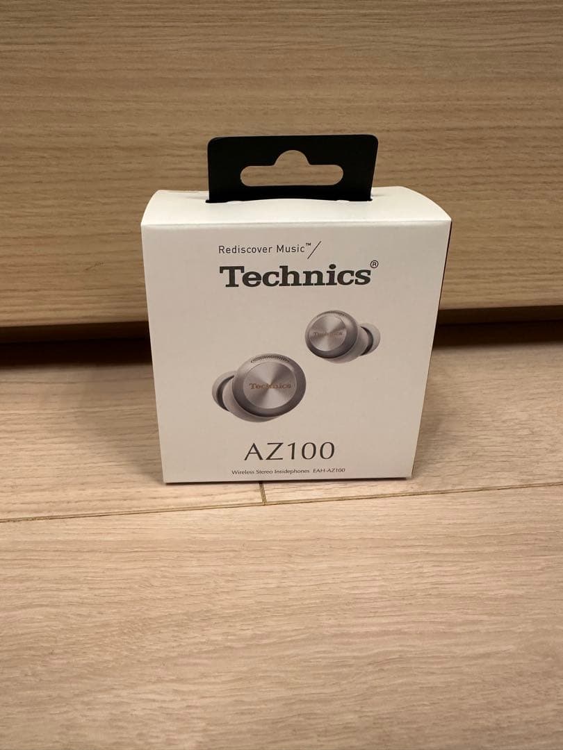 Technics EAH-AZ100ワイヤレスイヤホン シルバー 充電ケース付き