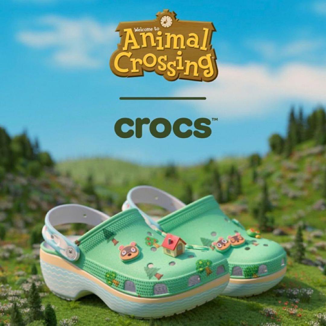 どうぶつの森 プラットフォーム クロッグ crocs クロックス 24 完売品