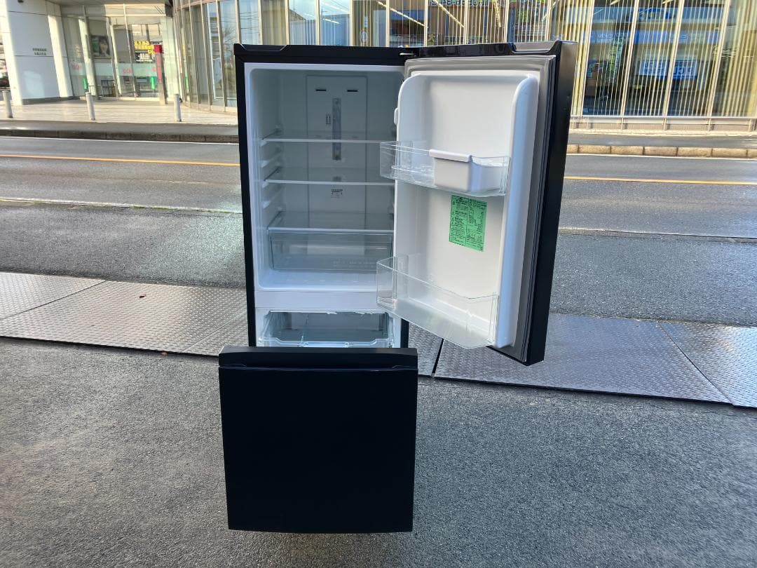 愛知岐阜/送料込★amadana　154L冷蔵庫 AT-RF150-BK　21年