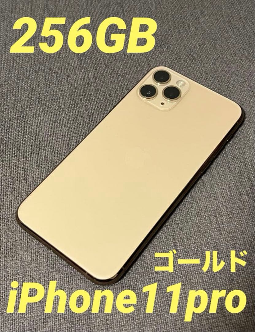 【ジャンク】iPhone11 pro Gold 256GB 本体 docomo