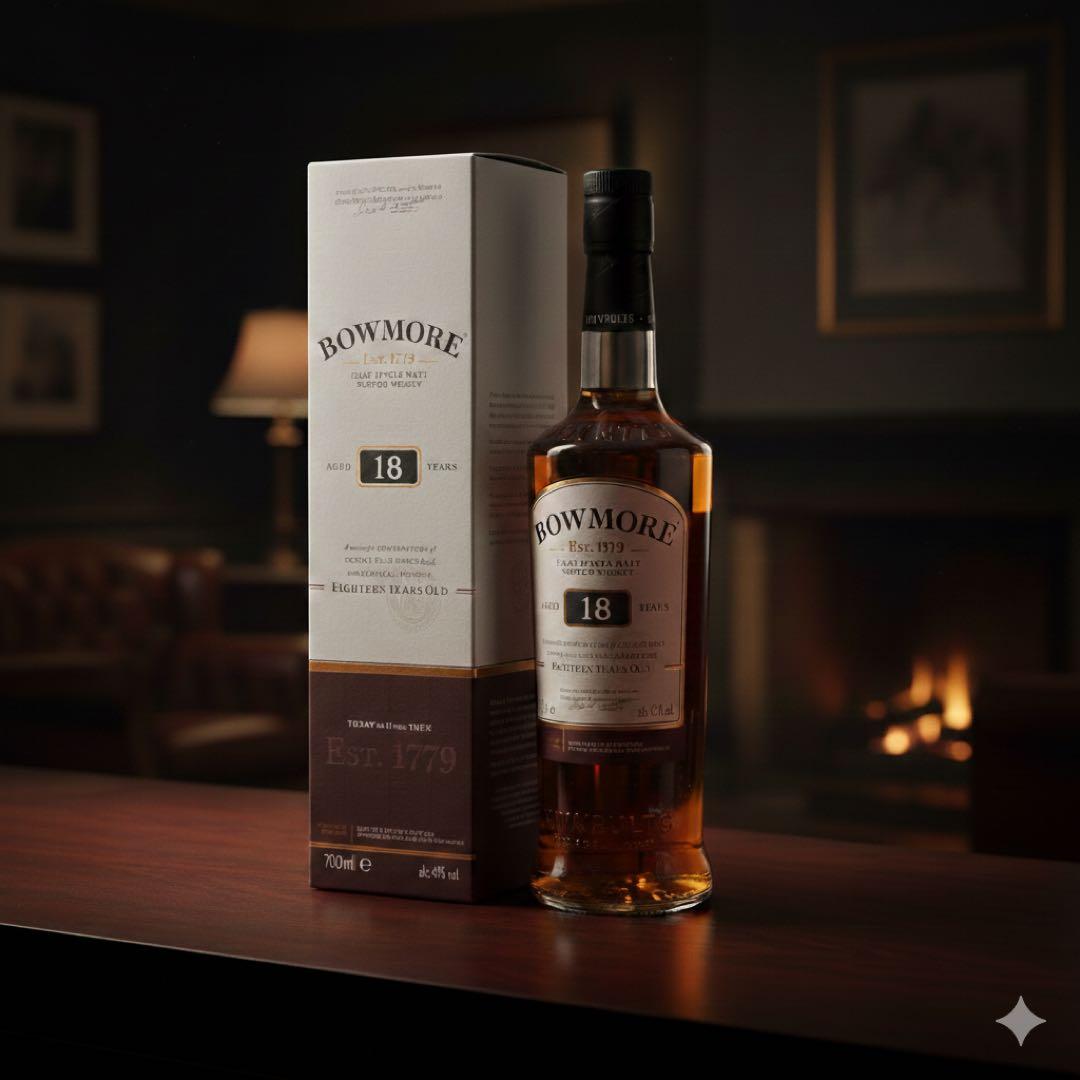【未開栓品】BOWMORE 18年 700ml　シングルモルトウイスキーボウモア