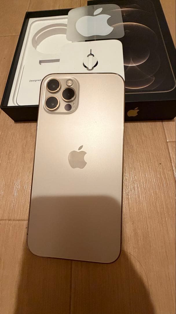 【美品】Apple iPhone12Pro ゴールド 256GB SIMフリー