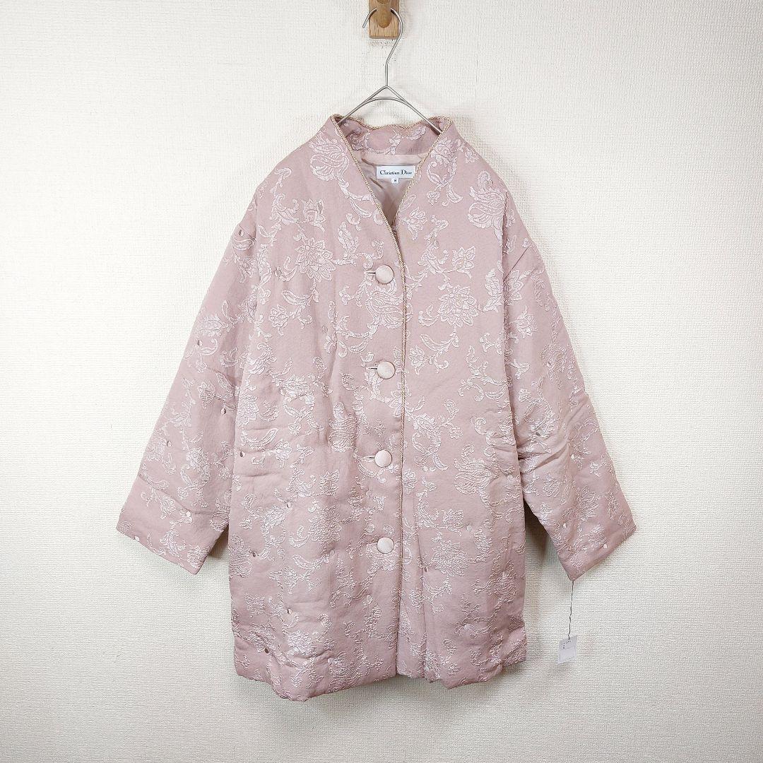 【新品】Christian Dior 花柄コート vintage ピンク　M