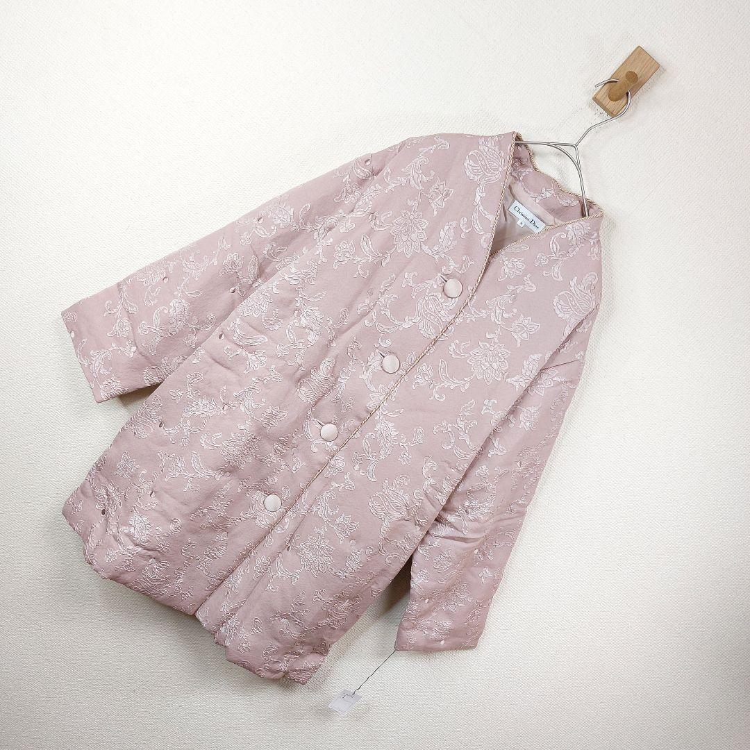 【新品】Christian Dior 花柄コート vintage ピンク　M