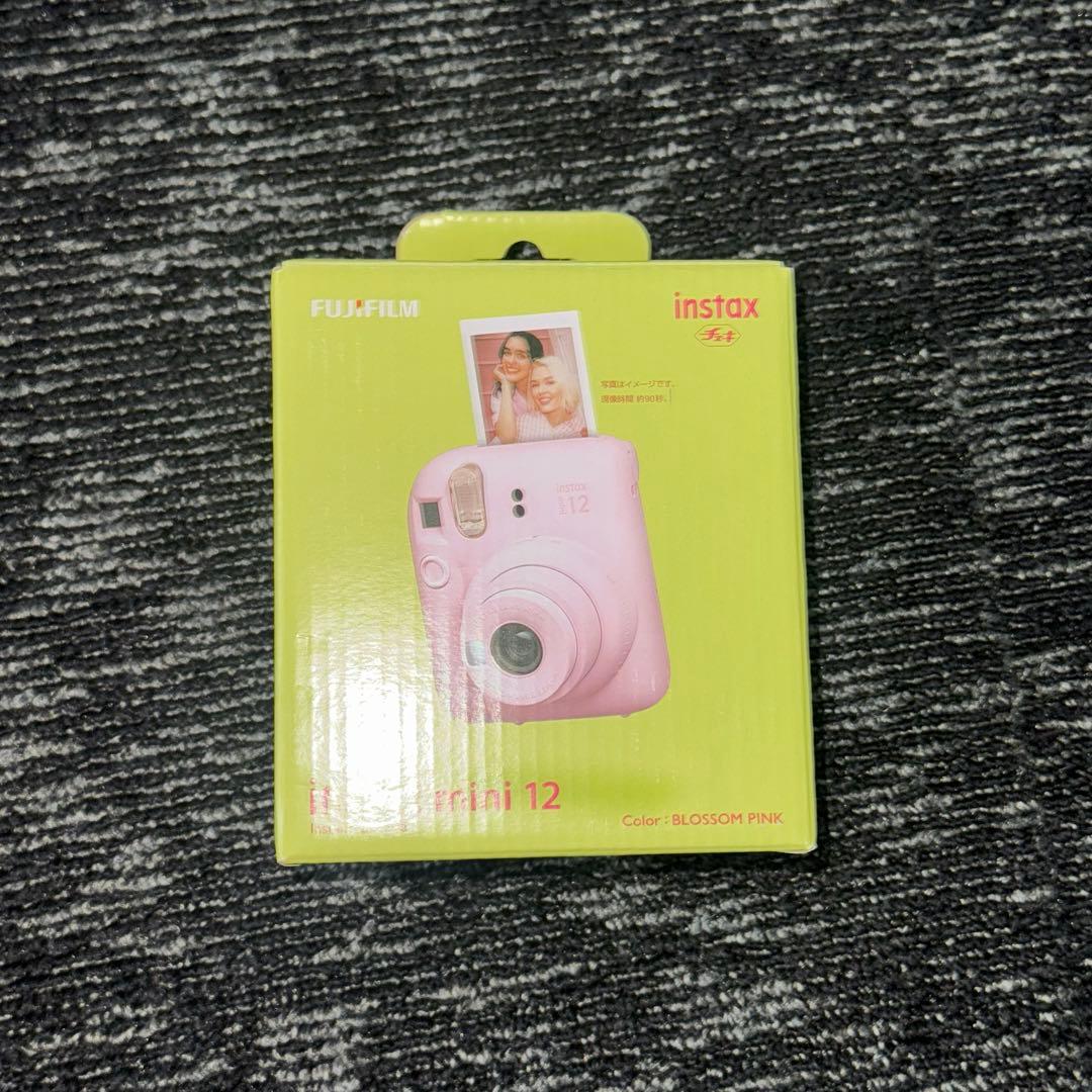 instax mini 12 ブロッサムピンク【★保証書付】