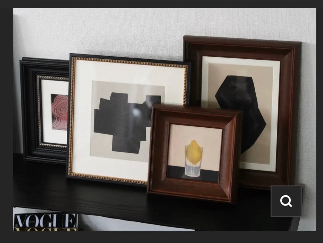 幾何学的・抽象的アートフレームセット&classy ポスター北欧