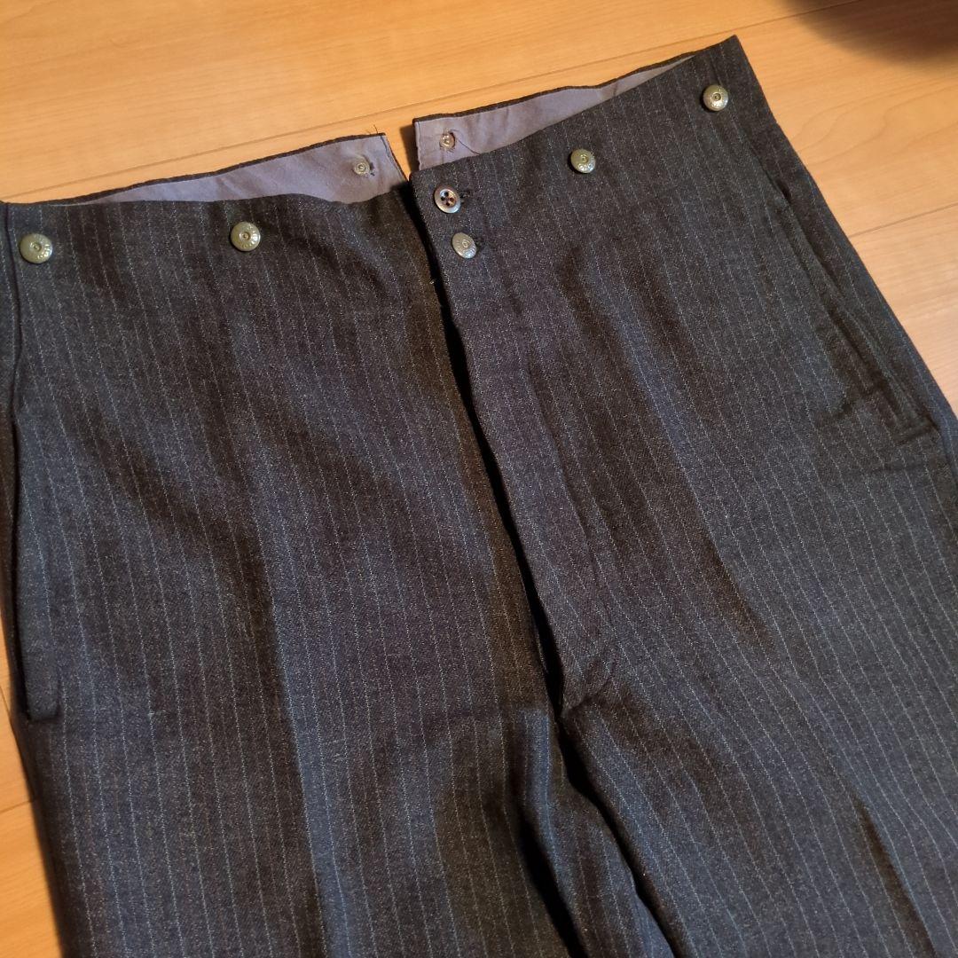【超希少】40s〜50s フランス ファーマーズパンツ ストライプ スラックス