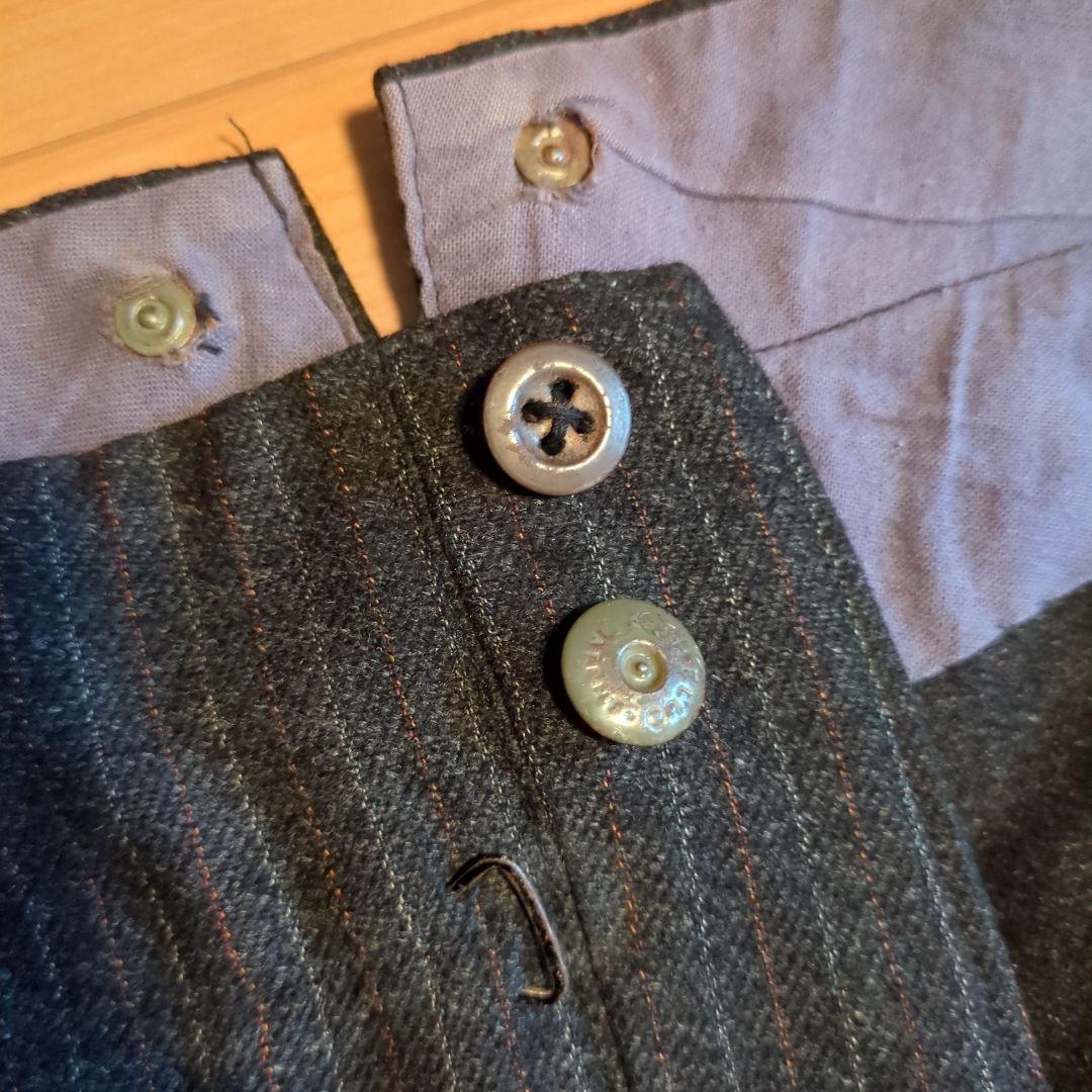 【超希少】40s〜50s フランス ファーマーズパンツ ストライプ スラックス